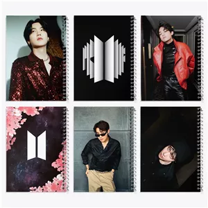 دفتر طراحی 50 برگ خندالو طرح بی تی اس (BTS)
