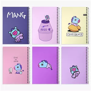 دفتر لیست خرید 50 برگ خندالو طرح مانگ BT21