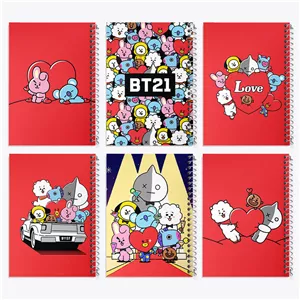 دفتر لیست خرید 50 برگ خندالو طرح BT21