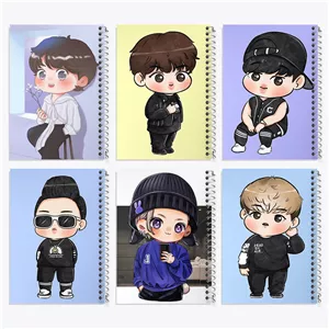 دفتر طراحی 50 برگ خندالو طرح بی تی اس (BTS)