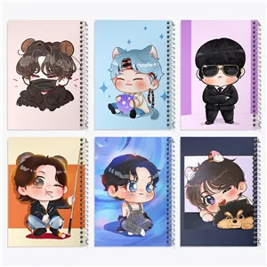 دفتر طراحی 50 برگ خندالو طرح بی تی اس (BTS)