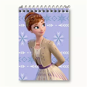 دفتر یادداشت خندالو طرح السا و آنا انیمیشن فروزن Frozen