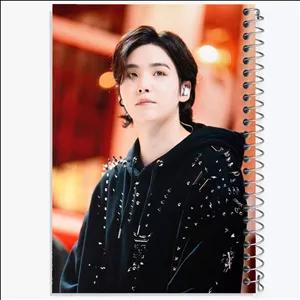 دفتر طراحی 100 برگ خندالو طرح شوگا Suga گروه بی تی اس BTS