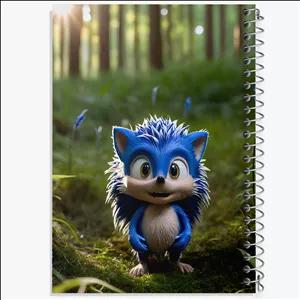 دفتر طراحی 100 برگ خندالو طرح سونیک (Sonic)