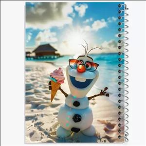 دفتر نقاشی 100 برگ خندالو طرح الاف السا و آنا و فروزن (Frozen)