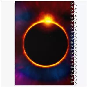 دفتر شطرنجی 50 برگ خندالو طرح کهکشان (galaxy)