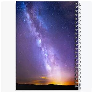 دفتر طراحی 100 برگ خندالو طرح کهکشان (galaxy)