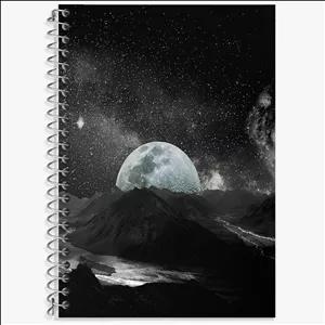 دفتر لغت 100 برگ خندالو طرح کهکشان (galaxy)