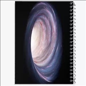 دفتر طراحی 100 برگ خندالو طرح کهکشان (galaxy)