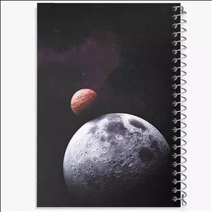 دفتر شطرنجی 100 برگ خندالو طرح کهکشان (galaxy)