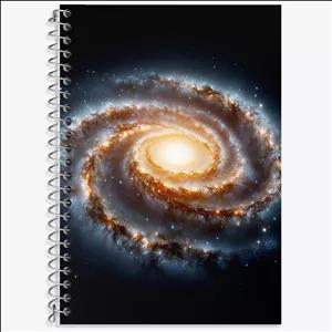دفتر لغت 100 برگ خندالو طرح کهکشان (galaxy)