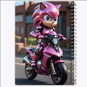 دفتر طراحی 50 برگ خندالو طرح سونیک (Sonic)