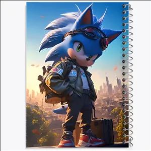 دفتر طراحی 100 برگ خندالو طرح سونیک (Sonic)