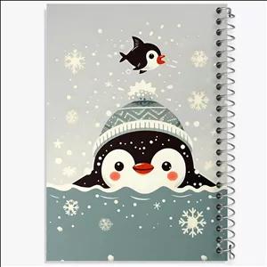 دفتر نقاشی 100 برگ خندالو طرح پنگوئن کیوت