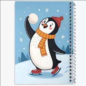 دفتر نقاشی 100 برگ خندالو طرح پنگوئن بانمک