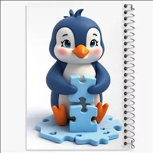 دفتر نقاشی 100 برگ خندالو طرح پنگوئن بامزه