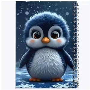 دفتر نقاشی 100 برگ خندالو طرح پنگوئن بامزه