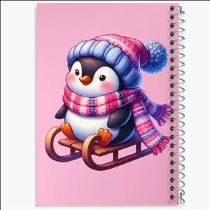 دفتر نقاشی 50 برگ خندالو طرح پنگوئن بامزه