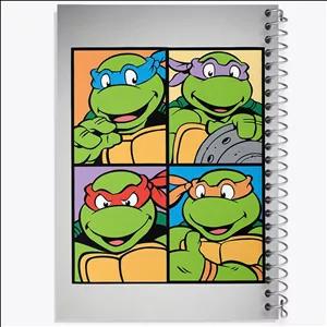 دفتر طراحی 100 برگ خندالو طرح لاکپشت های نینجا