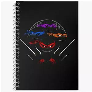 دفتر لغت 100 برگ خندالو طرح لاکپشت های نینجا