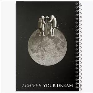 دفتر طراحی 50 برگ خندالو طرح Achieve Your Dream
