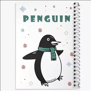 دفتر نقاشی 100 برگ خندالو طرح پنگوئن کیوت