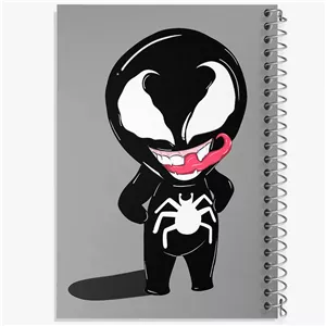دفتر نقاشی 50 برگ خندالو طرح ونوم (Venom)
