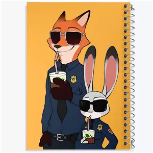 دفتر لیست خرید 50 برگ خندالو طرح زوتوپیا (Zootopia)