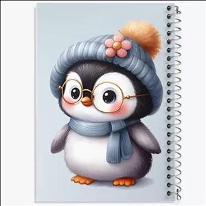 دفتر نقاشی 100 برگ خندالو طرح پنگوئن کیوت