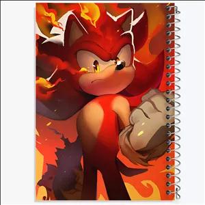 دفتر طراحی 100 برگ خندالو طرح سونیک (Sonic)