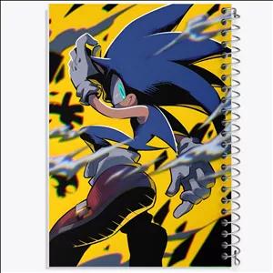 دفتر طراحی 100 برگ خندالو طرح سونیک (Sonic)