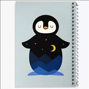 دفتر نقاشی 100 برگ خندالو طرح پنگوئن بامزه