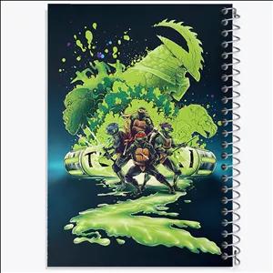 دفتر شطرنجی 100 برگ خندالو طرح لاکپشت های نینجا