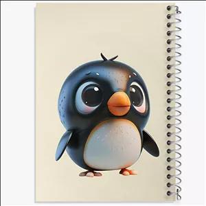 دفتر نقاشی 100 برگ خندالو طرح پنگوئن بامزه