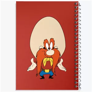 دفتر مشق 50 برگ خندالو طرح یوسمیتی سام (Yosemite Sam)