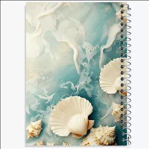 دفتر طراحی 100 برگ خندالو طرح صدف و دریا