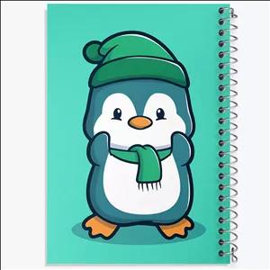دفتر نقاشی 50 برگ خندالو طرح پنگوئن کیوت