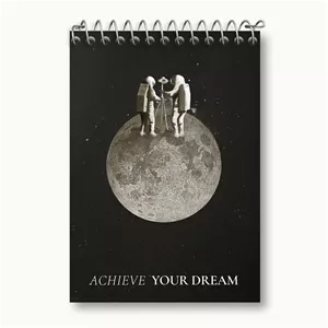 دفتر یادداشت خندالو طرح Achieve Your Dream