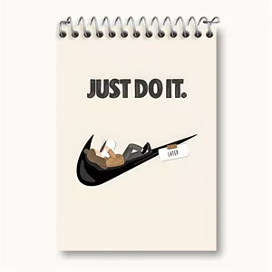 دفتر یادداشت خندالو طرح نایک (Nike)