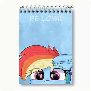 دفتر یادداشت خندالو طرح رینبو دش پونی