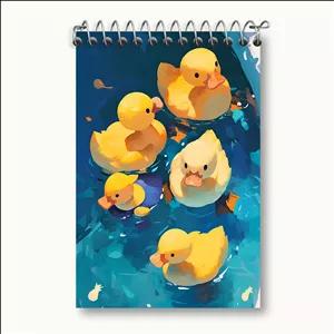 دفتر یادداشت خندالو طرح اردک های بامزه