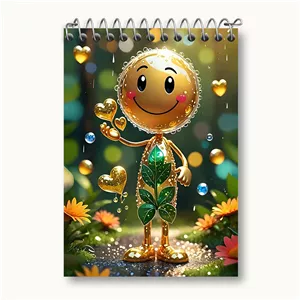 دفتر یادداشت خندالو طرح آدمک بامزه