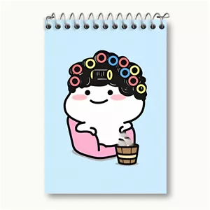 دفتر یادداشت خندالو طرح آدمک کیوت و بامزه