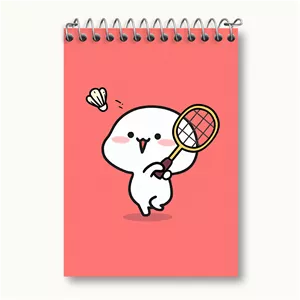 دفتر یادداشت خندالو طرح آدمک کیوت و بامزه