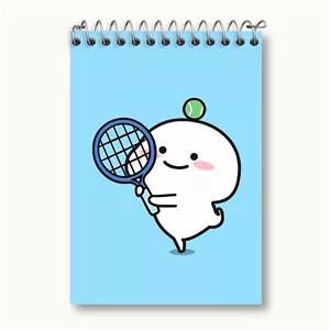 دفتر یادداشت خندالو طرح آدمک کیوت و بامزه