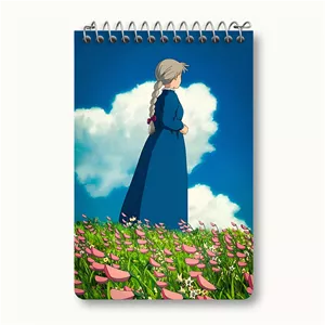 دفتر یادداشت خندالو طرح سوفیا انیمه قلعه متحرک هاول