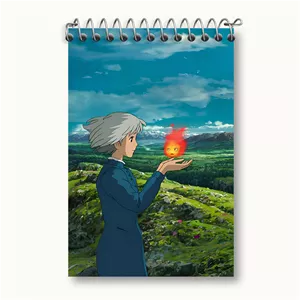 دفتر یادداشت خندالو طرح سوفیا انیمه قلعه متحرک هاول