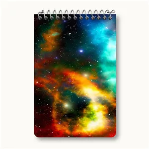 دفتر یادداشت خندالو طرح کهکشان (galaxy)