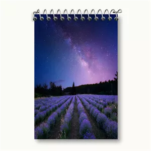 دفتر یادداشت خندالو طرح آسمان شب