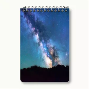 دفتر یادداشت خندالو طرح کهکشان (galaxy)